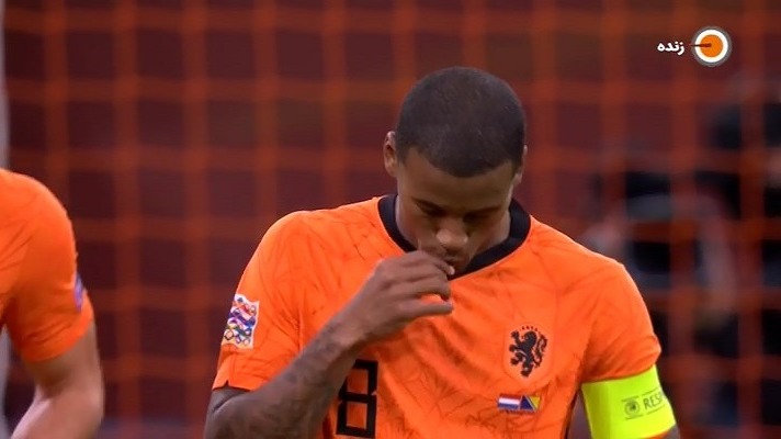 گل دوم هلند به بوسنی (دبل واینالدوم)