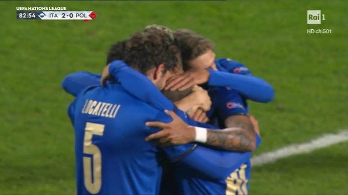 گل دوم ایتالیا به لهستان (براردی)