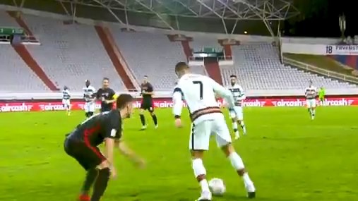 عملکرد کریستیانو رونالدو در بازی کرواسی 2-3 پرتغال