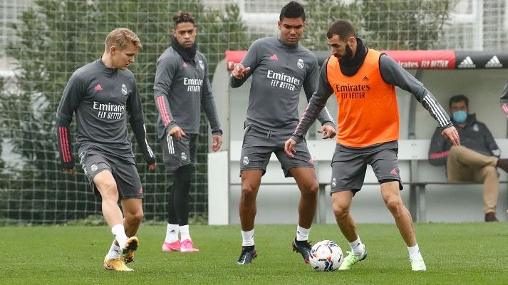 تمرین رئال مادرید برای تقابل با آلاوز