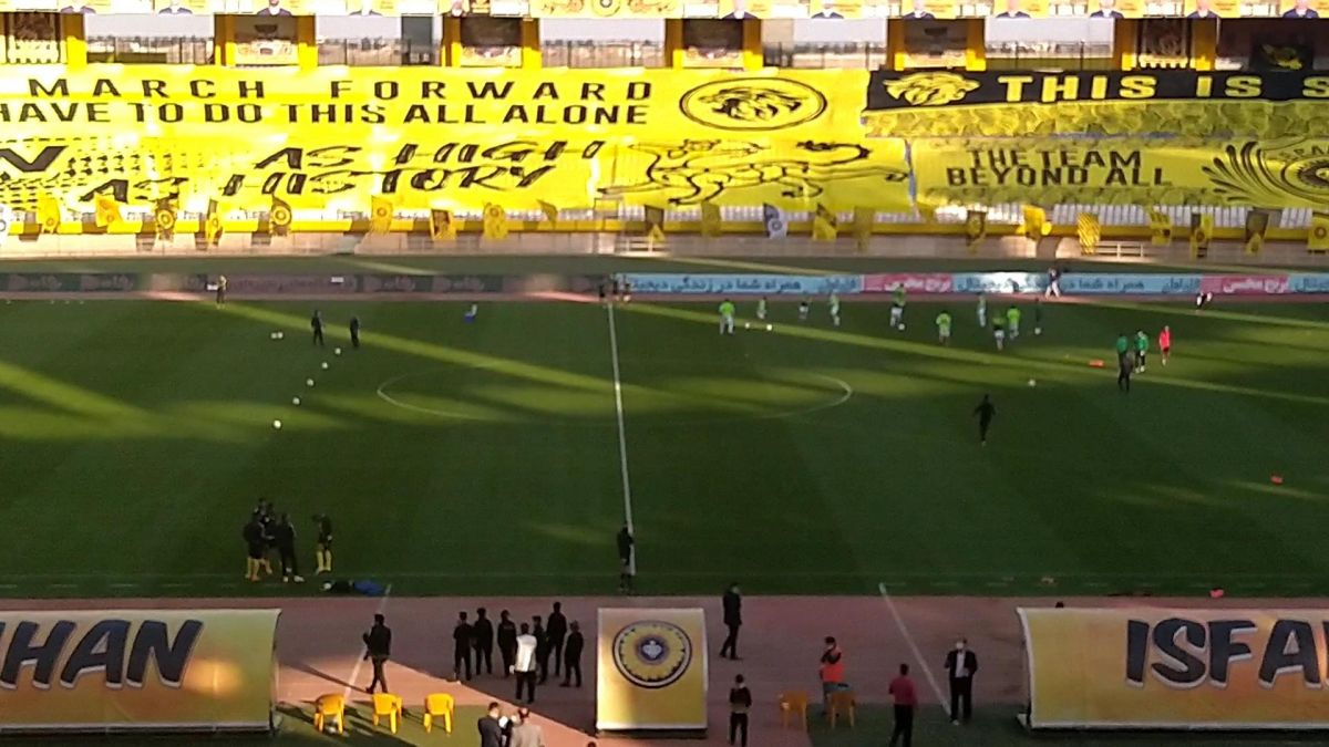 اختصاصی/ حال و هوای ورزشگاه نقش جهان پیش از بازی سپاهان و آلومینیوم اراک