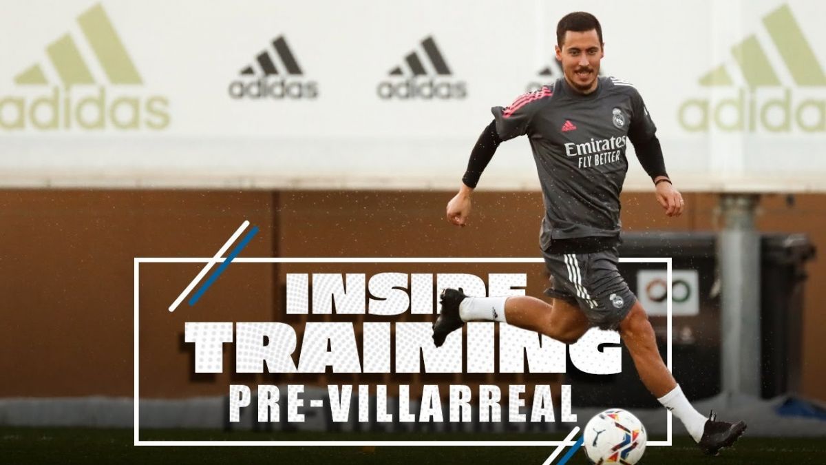 منتخب تمرینات رئال مادرید برای تقابل با ویارئال