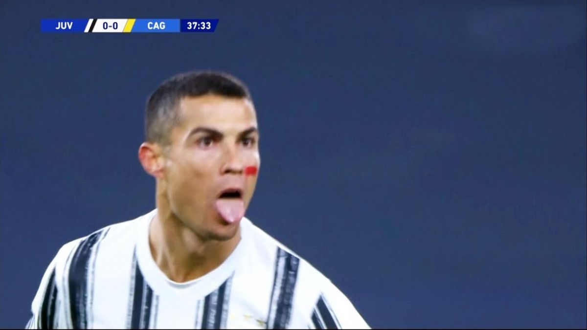 عملکرد کریستیانو رونالدو در بازی یوونتوس 2-0 کالیاری