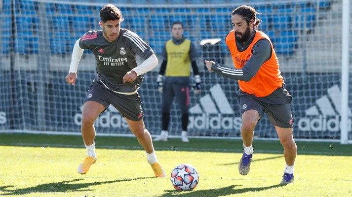 تمرین رئال مادرید برای تقابل با اینتر