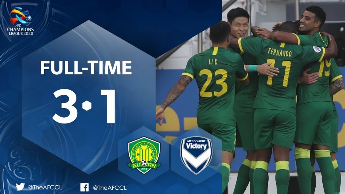 خلاصه بازی بیجینگ گوان 3 - 1 ملبورن ویکتوری
