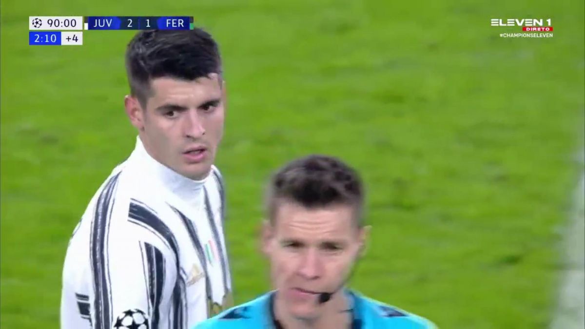 گل دوم یوونتوس به فرانس واروش (موراتا)