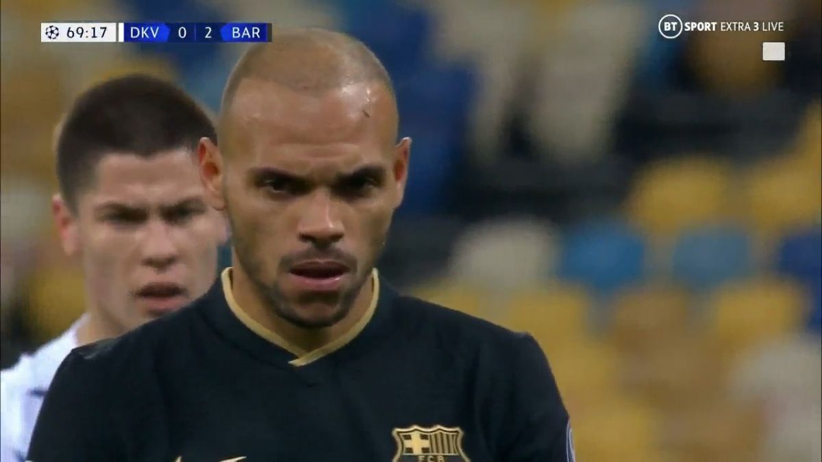 گل سوم بارسلونا به دیناموکیف (دبل برایتویت - پنالتی)