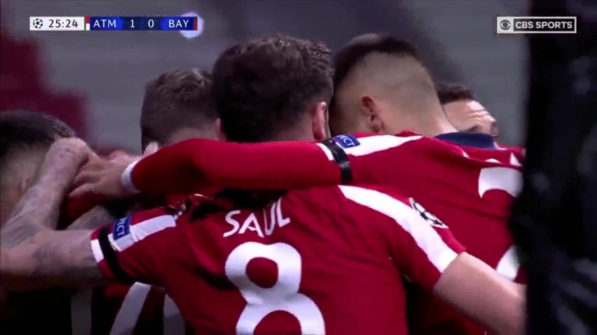 گل اول اتلتیکو مادرید به بایرن مونیخ (ژائو فلیکس)