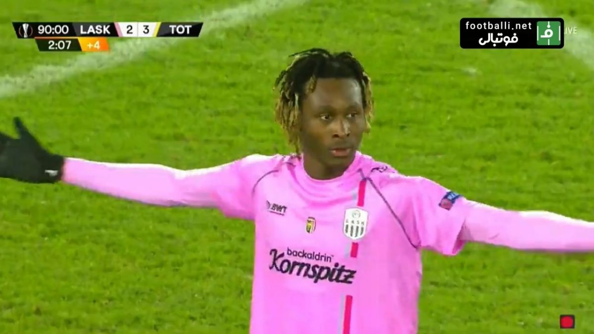 گل سوم لاسک لینز به تاتنهام (گل زیبای کاراموکو)