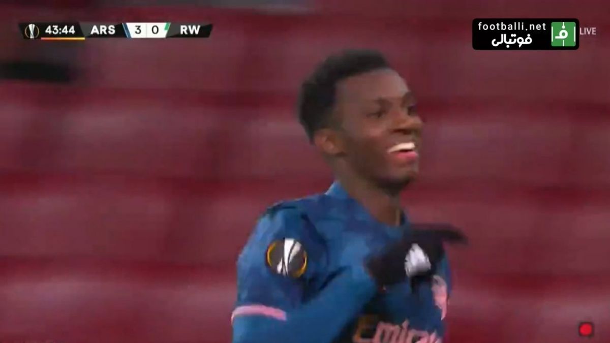 گل سوم آرسنال به راپید وین (انکتیا)