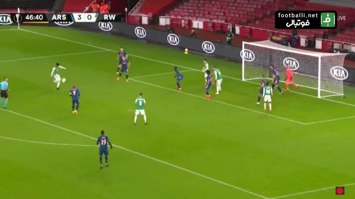 گل اول راپید وین به آرسنال (کیتاگاوا)