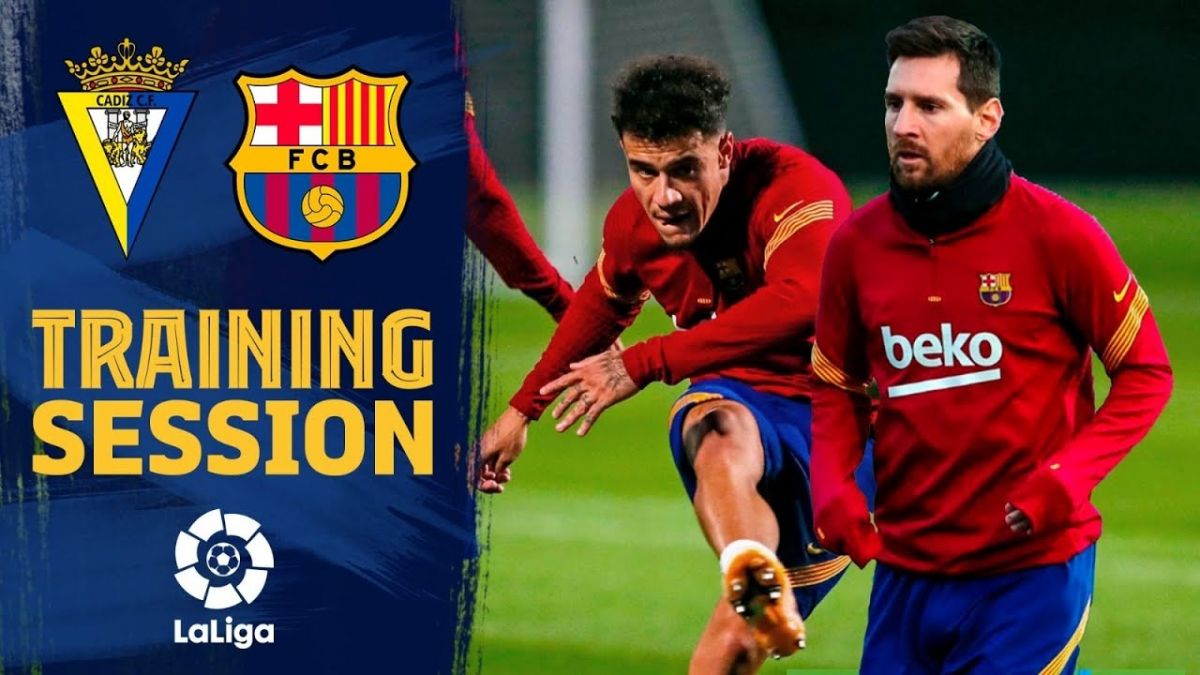 تمرین بارسلونا برای تقابل با کادیز