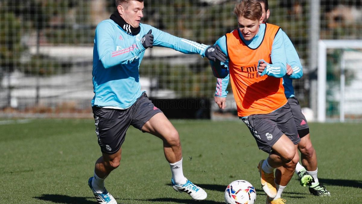 تمرین رئال مادرید برای تقابل با سویا