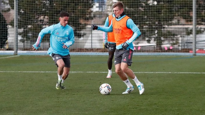 آخرین تمرین رئال مادرید پیش از تقابل با سویا