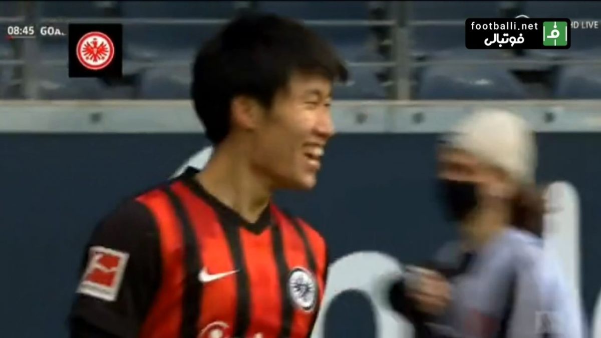 گل اول اینتراخت فرانکفورت به دورتموند (دایچی کامادا)