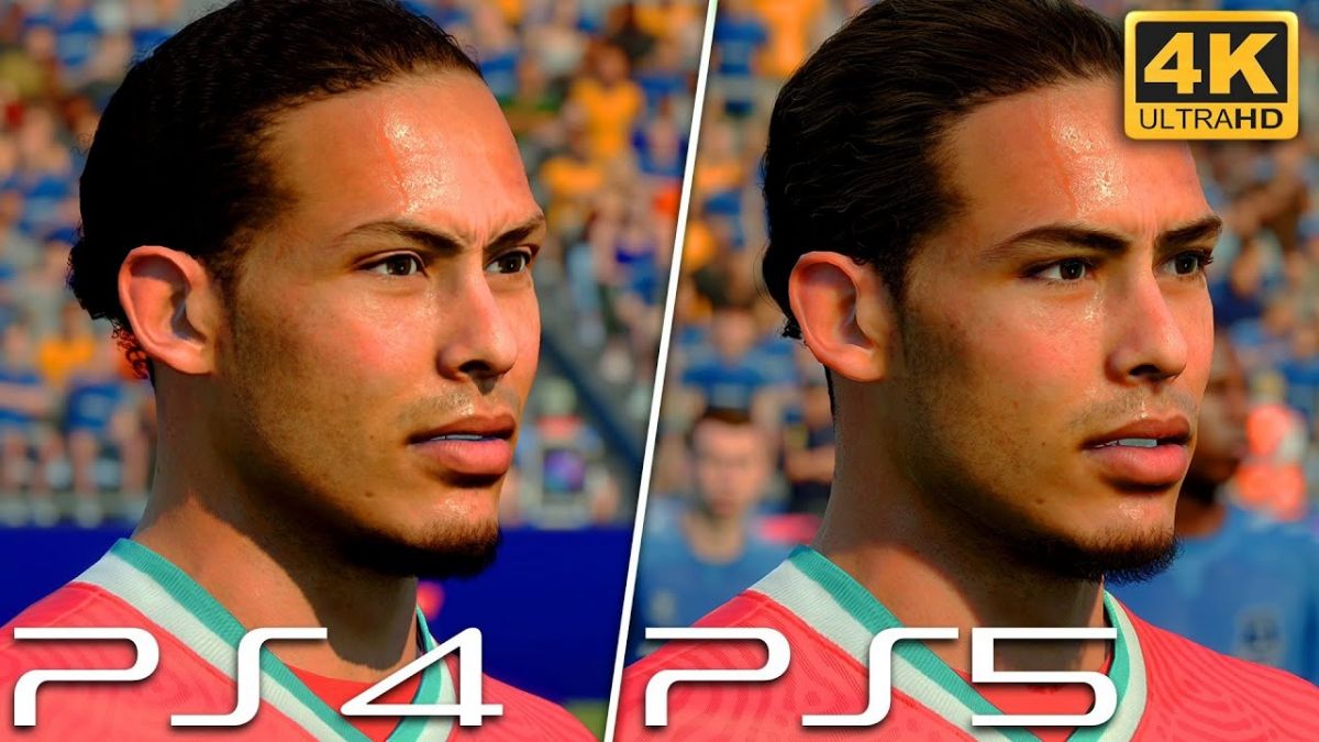مقایسه چهره بازیکنان لیورپول در فیفا 21 در PS4 و PS5