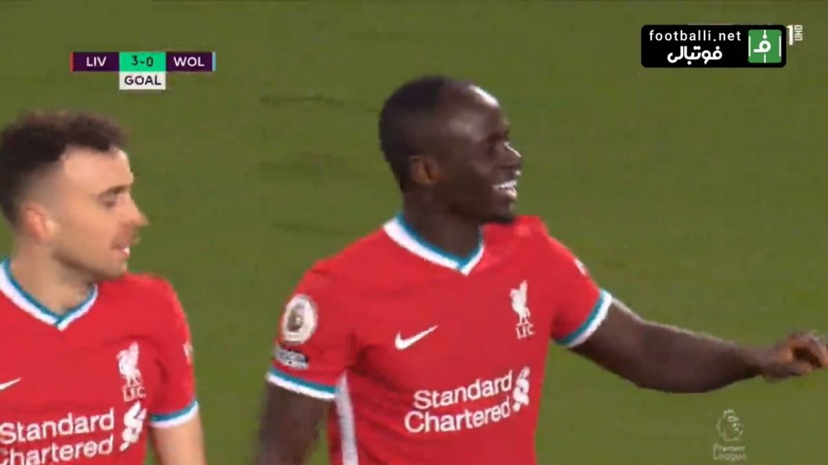 گل چهارم لیورپول به ولورهمپتون (گل به خودی سمدو)