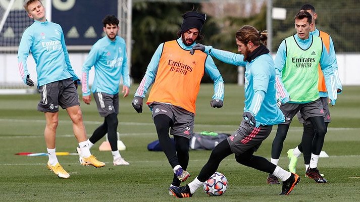 اولین تمرین رئال مادرید برای تقابل با مونشن گلادباخ