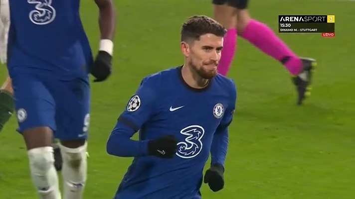 گل اول چلسی به کراسنودار (جورجینیو - پنالتی)