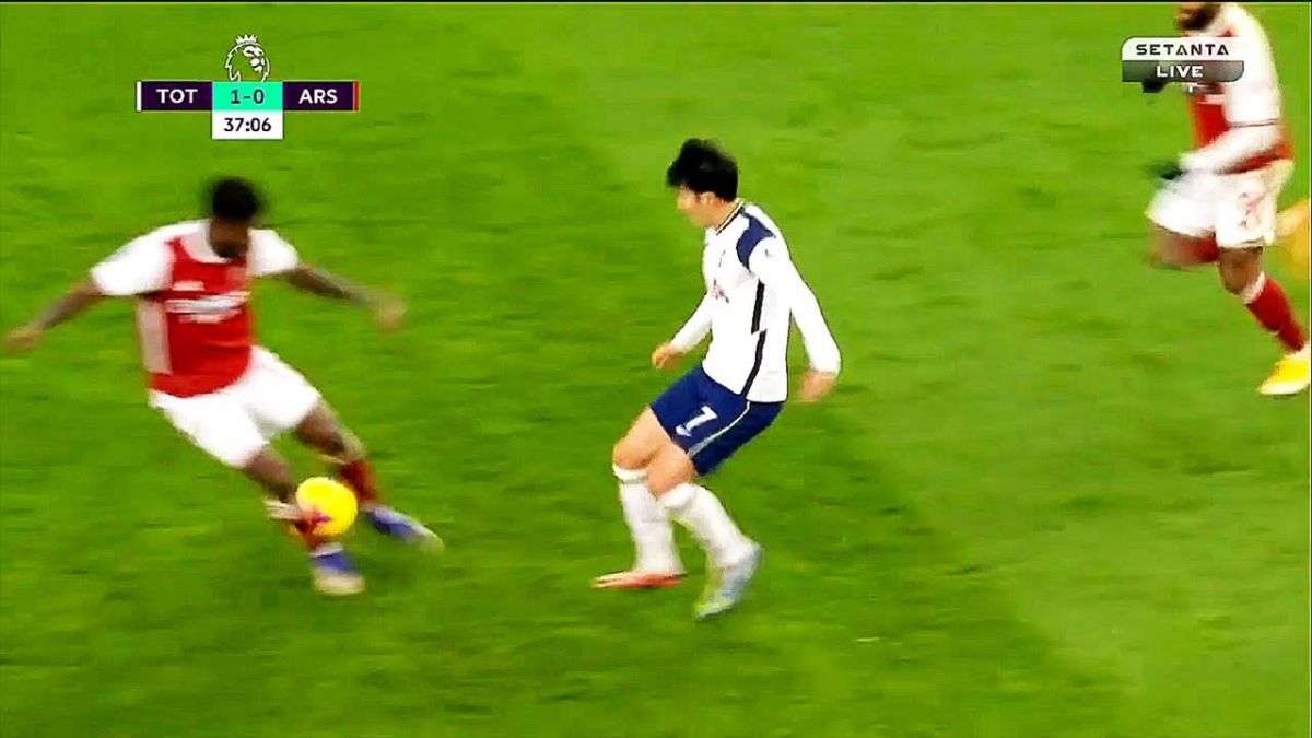 حرکات تکنیکی بازیکنان در بازی تاتنهام 2-0 آرسنال