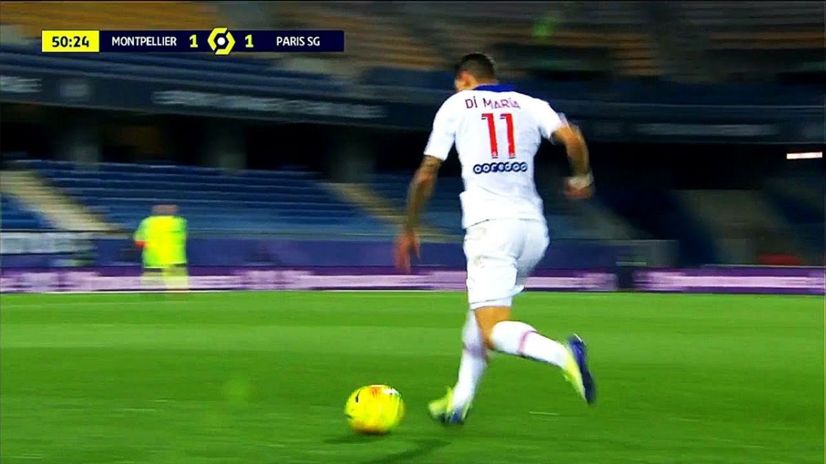 حرکات تکنیکی بازیکنان مون پلیه 1-3 پاری سن ژرمن