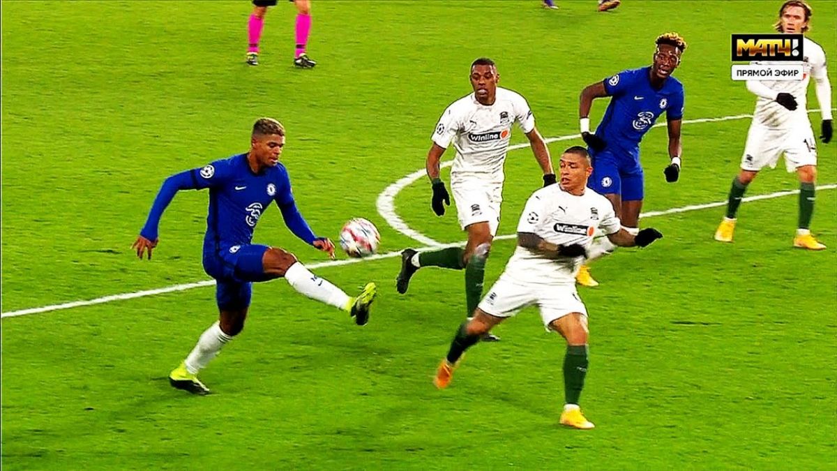 حرکات تکنیکی بازیکنان در بازی چلسی 1-1 کراسنودار