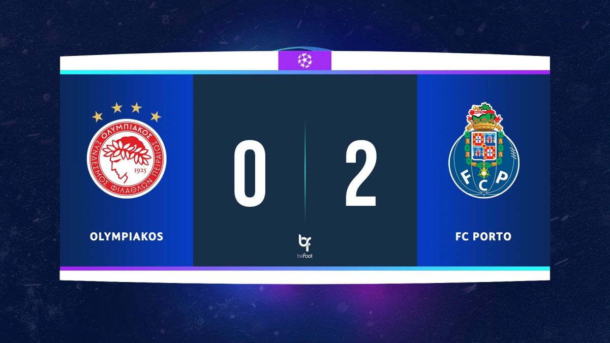 خلاصه بازی المپیاکوس 0-2 پورتو