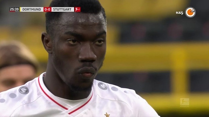 گل اول اشتوتگارت به دورتموند (سیلاس فوندو - پنالتی)