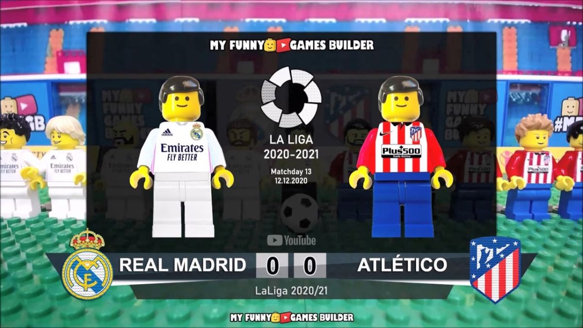شبیه سازی بازی رئال مادرید 2-0 اتلتیکو مادرید با عروسک لگو