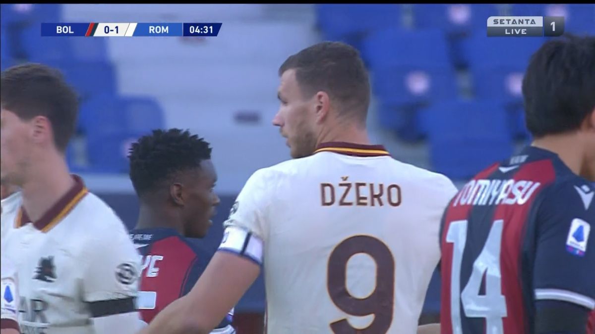 گل اول رم به کالیاری (ادین ژکو)