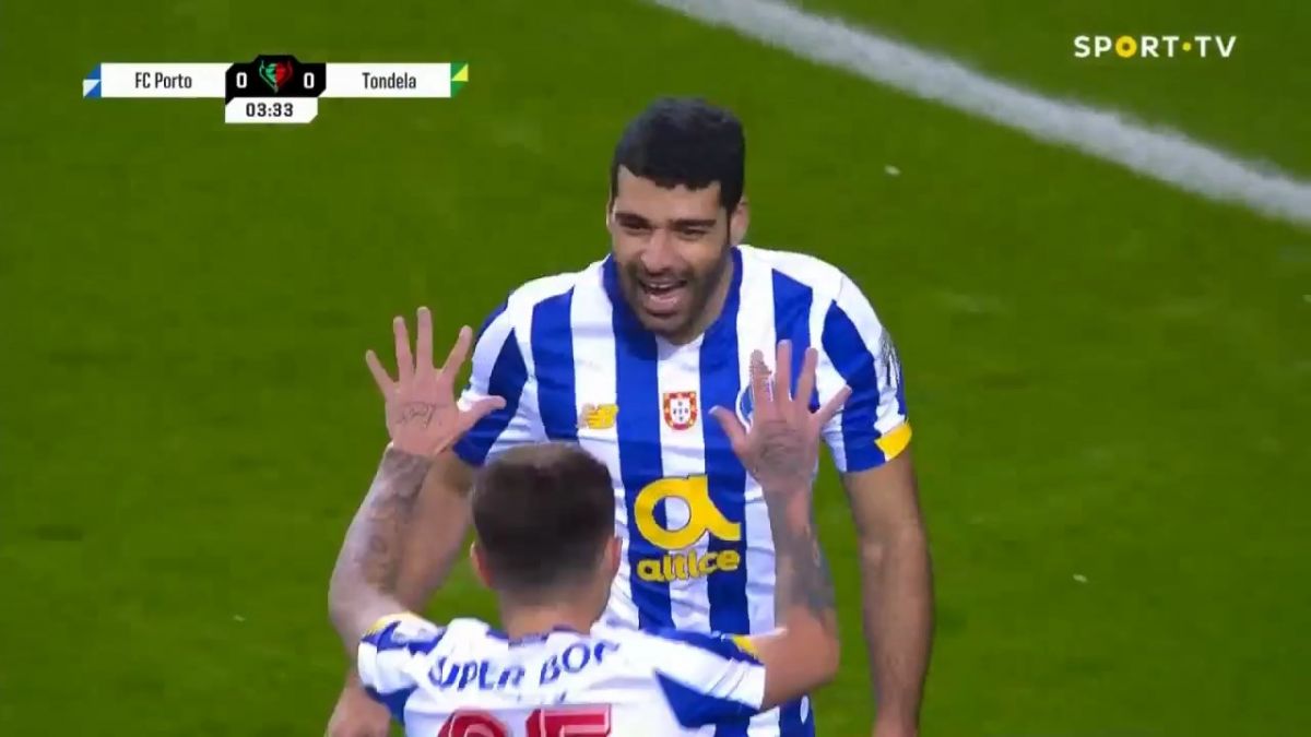 گل اول پورتو به توندلا توسط مهدی طارمی