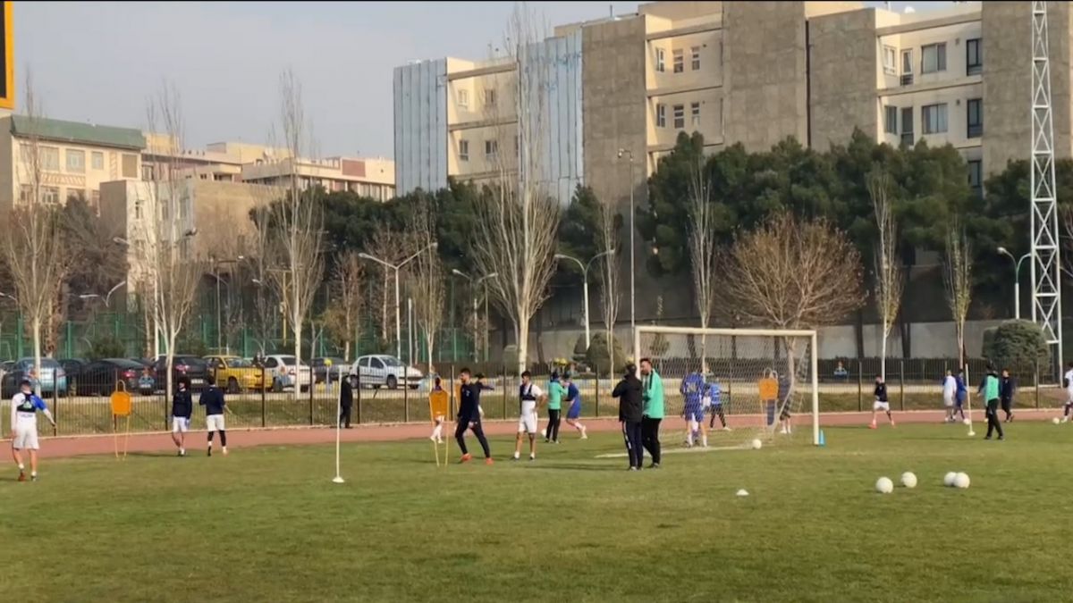 لحظاتی از تمرین امروز استقلال (25 آذر)