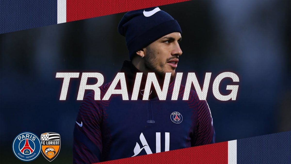 آخرین تمرین پاری سن ژرمن پیش از بازی با لورینت