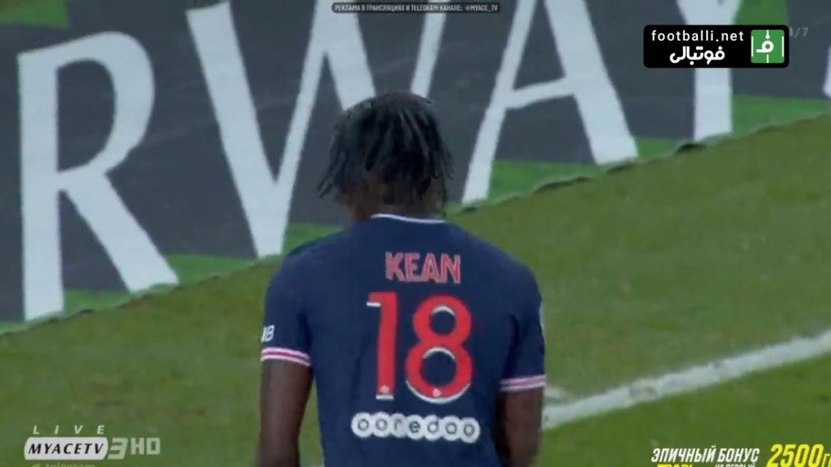 گل دوم پاری سن ژرمن به لورینت (مویزه کین)