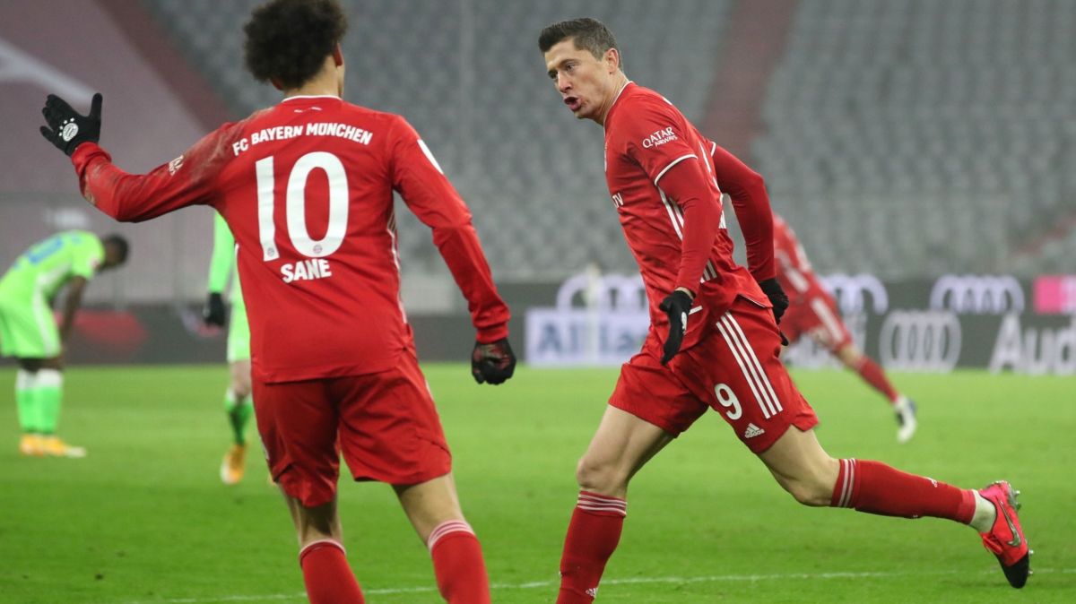 خلاصه بازی بایرن مونیخ 2-1 وولفسبورگ