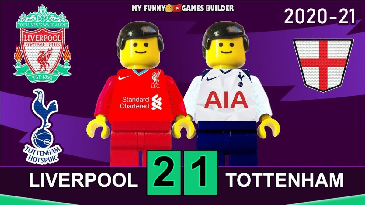 شبیه سازی بازی لیورپول 2-1 تاتنهام با عروسک لگو