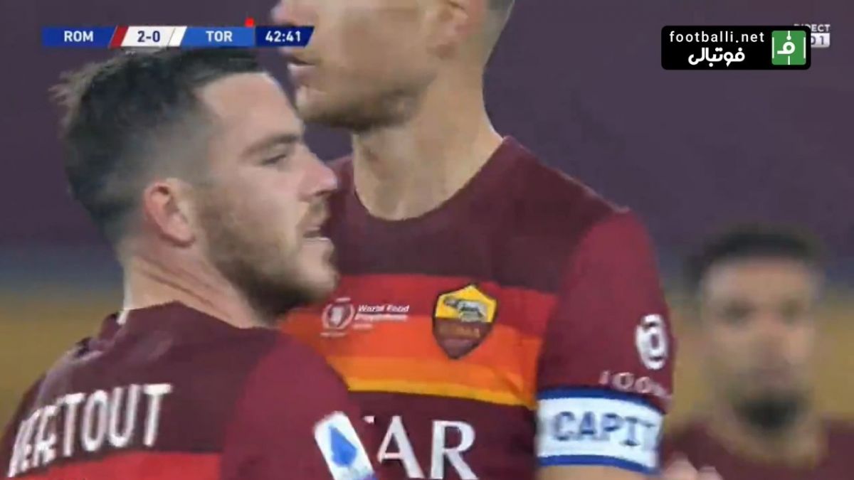 گل دوم رم به تورینو (ورتو - پنالتی)