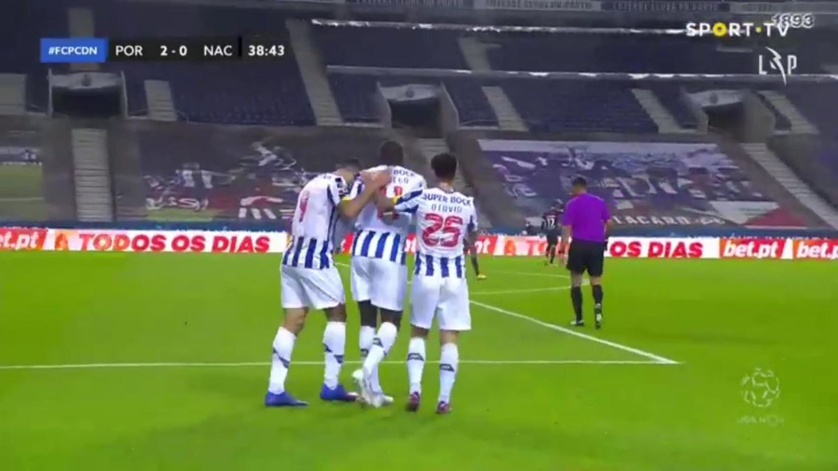 گل دوم پورتو به ناسیونال (پاس گل مهدی طارمی)