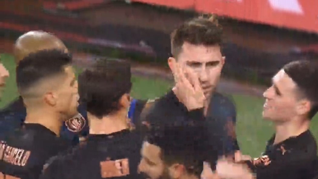 گل چهارم منچسترسیتی به آرسنال (لاپورته)