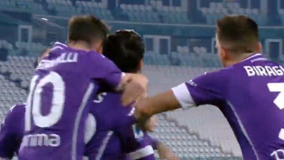 گل سوم فیورنتینا به یوونتوس (کاسرس)