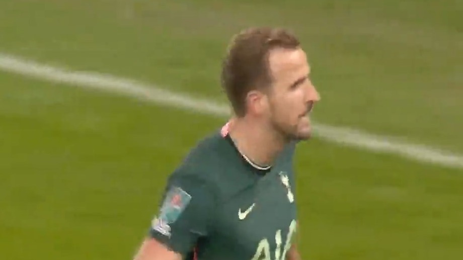 گل سوم تاتنهام به استوک سیتی (هری کین)