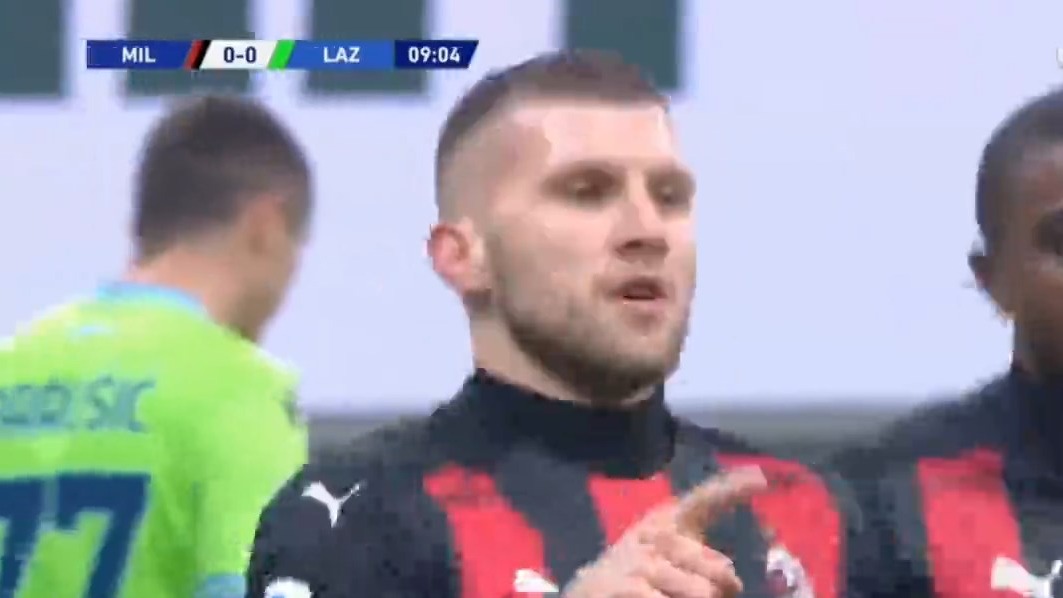 گل اول میلان به لاتزیو (ربیچ)