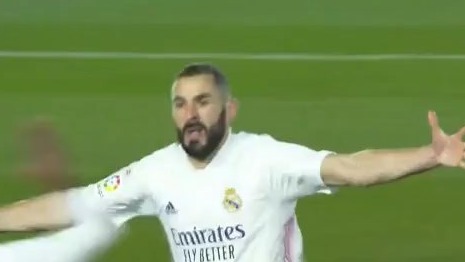 گل دوم رئال مادرید به گرانادا (کریم بنزما)