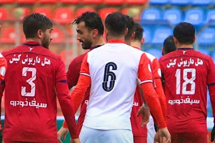 خلاصه بازی نساجی 1-1 پرسپولیس
