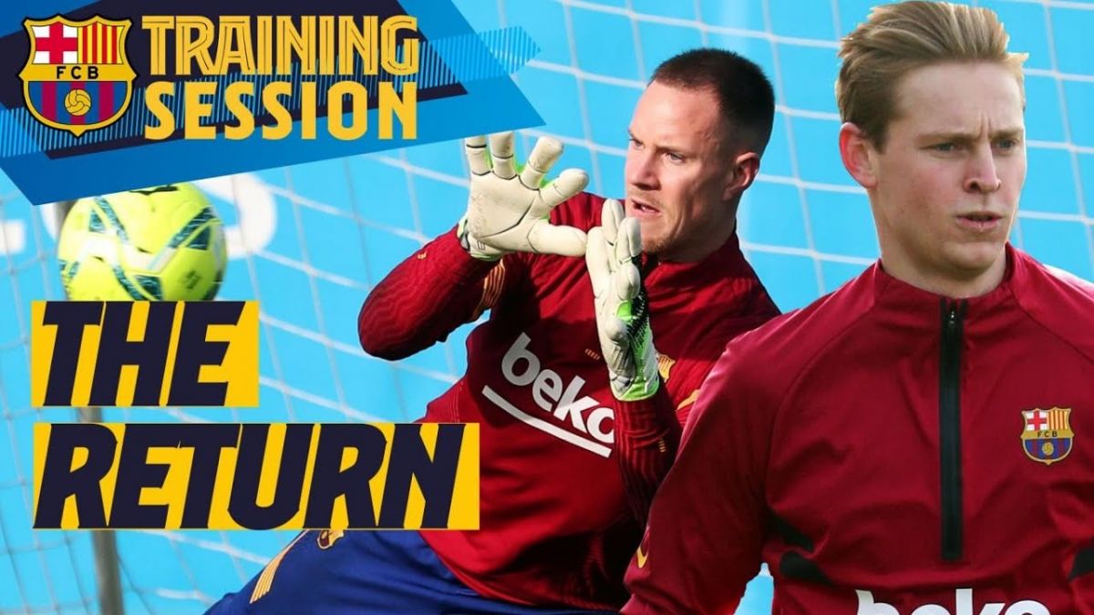 تمرین امروز بارسلونا (7 دی)