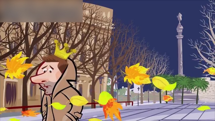 انیمیشن تنهایی لیونل مسی در بارسلون