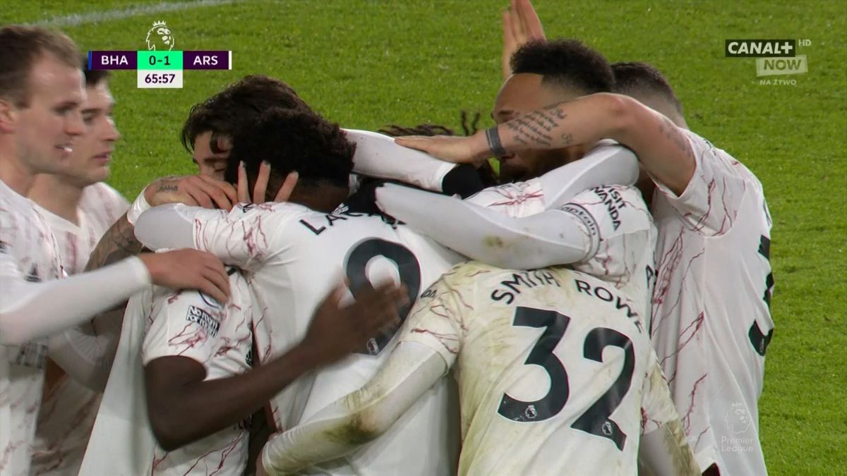 گل اول آرسنال به برایتون (لاکازت)