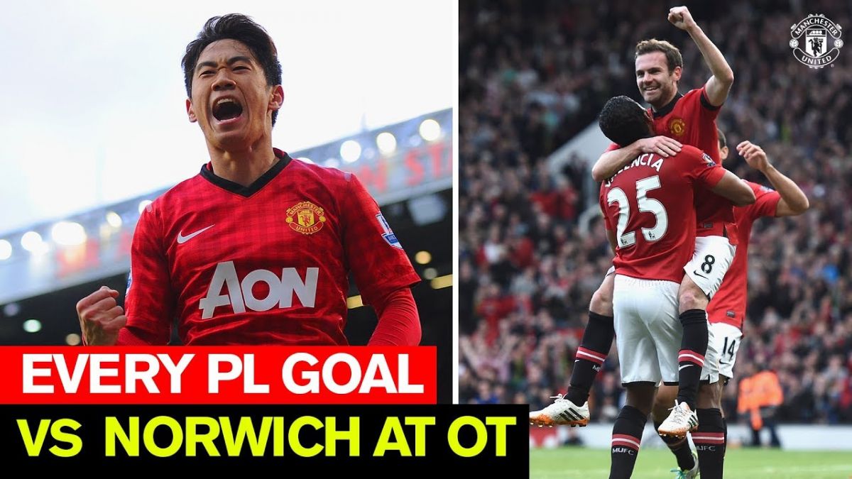 تمام گلهای منچستر یونایتد مقابل نوریچ در اولدترافورد