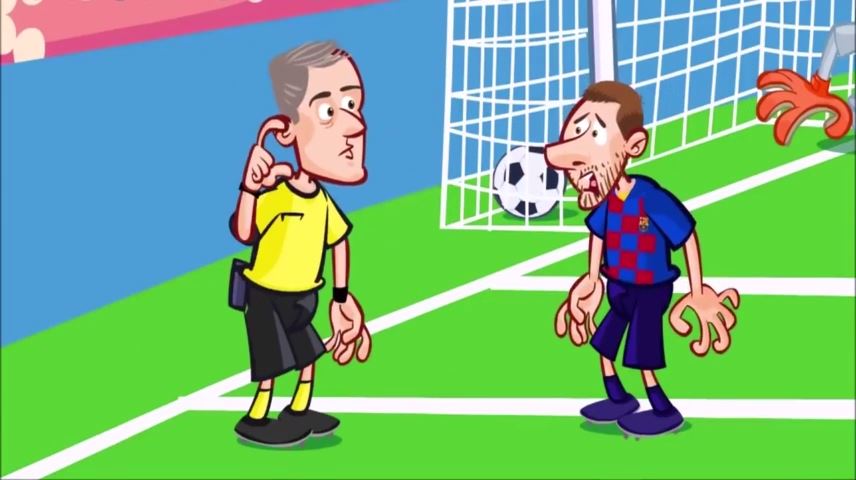 انیمیشن طنز بازی بارسلونا 2-3 اتلتیکو مادرید