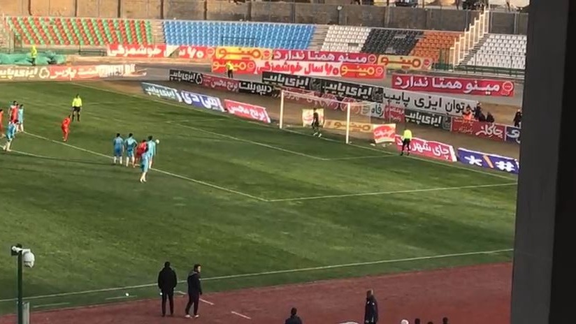 اختصاصی/ گل دوم فولاد به پیکان توسط شیمبا از نگاه دوربین فوتبالی